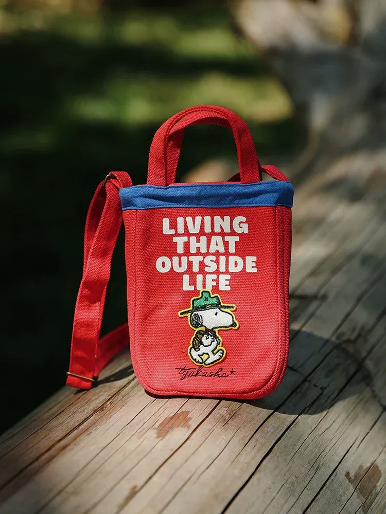 メッセンジャーバッグ TYAKASHA KIDS x PEANUTS キッズミニショルダーバッグ【mh0010084】