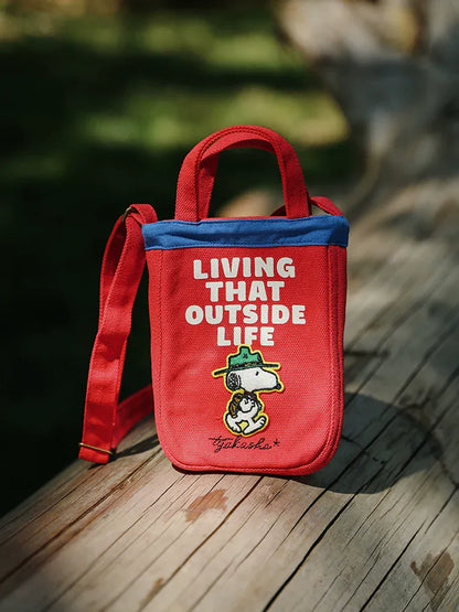 メッセンジャーバッグ TYAKASHA KIDS x PEANUTS キッズミニショルダーバッグ【mh0010084】