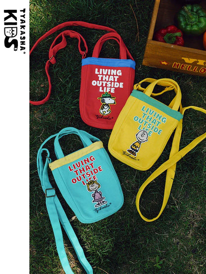 メッセンジャーバッグ TYAKASHA KIDS x PEANUTS キッズミニショルダーバッグ【mh0010084】