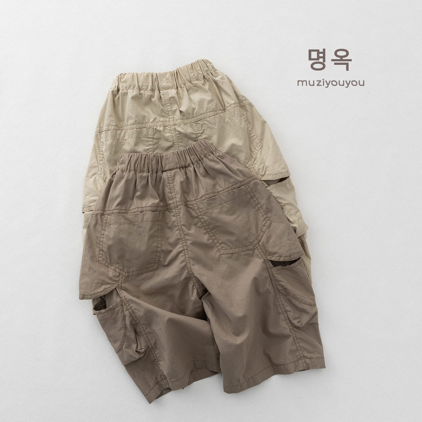 Utility Cargo Pants 立体カッティング ロングパンツ【mh0013146】 명옥 muziyouyou ロングパンツ・スウェットパンツ