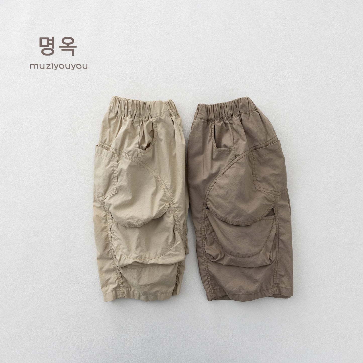 Utility Cargo Pants 立体カッティング ロングパンツ【mh0013146】 명옥 muziyouyou ロングパンツ・スウェットパンツ