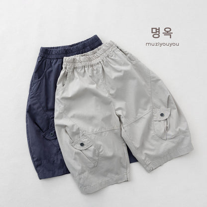 Utility Cargo Shorts バルーン ハーフパンツ【mh0013147】 명옥 muziyouyou ロングパンツ・スウェットパンツ