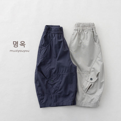 Utility Cargo Shorts バルーン ハーフパンツ【mh0013147】 명옥 muziyouyou ロングパンツ・スウェットパンツ