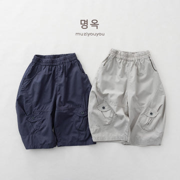 Utility Cargo Shorts バルーン ハーフパンツ【mh0013147】 명옥 muziyouyou ロングパンツ・スウェットパンツ