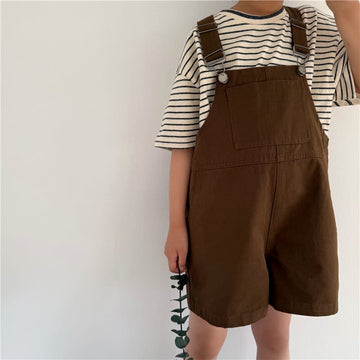 Utility Suspenders Shorts ワーク ショートオーバーオール【mh0013651】 GL-Kids オーバーオール