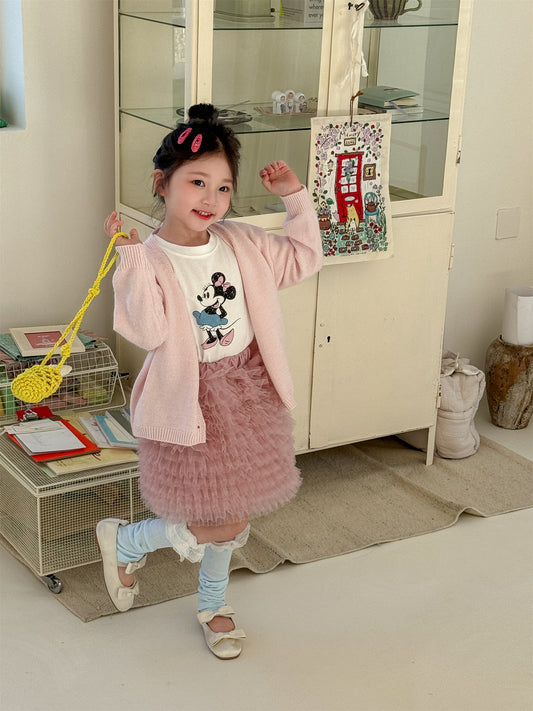 V-neck Shell Button Cardigan Vネック シェルボタン カーディガン【mh0012275】 Laibaobao