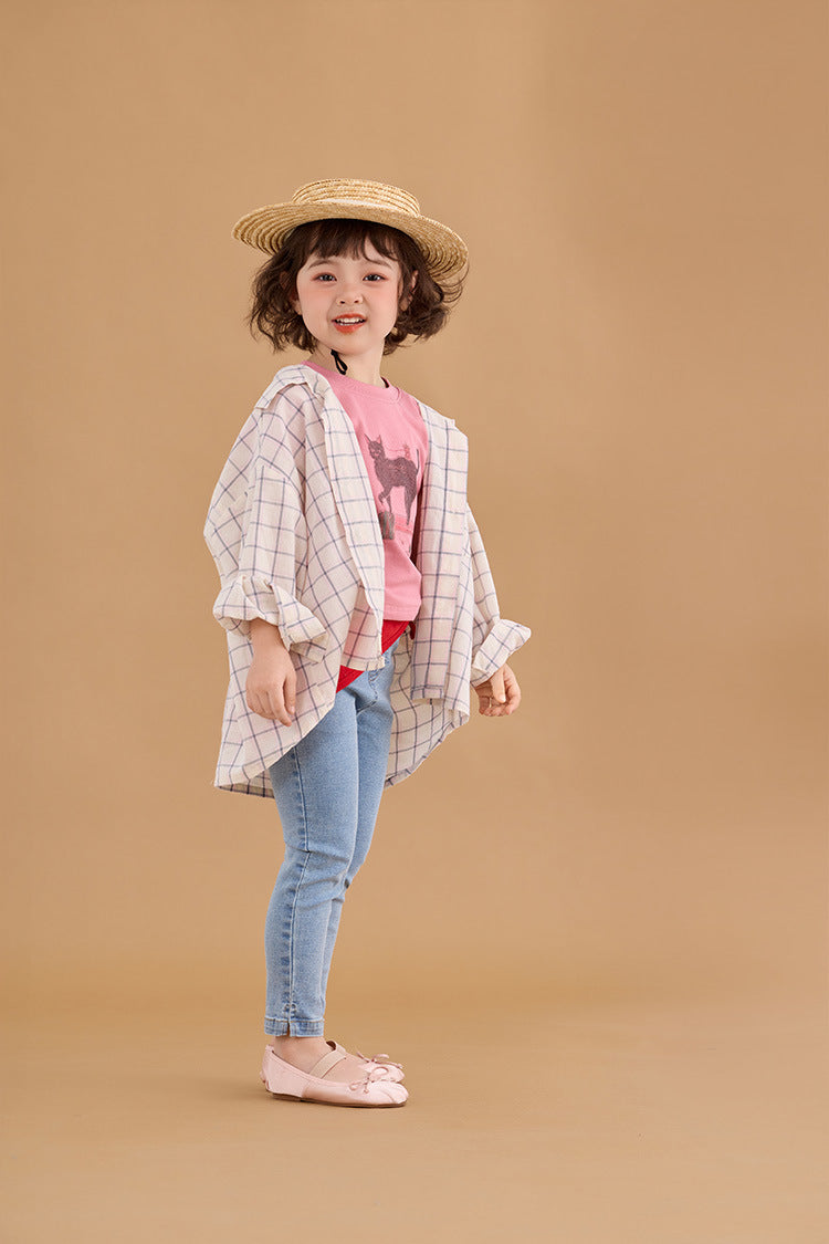 Vacation Style Long Sleeved Shirt ルーズ ナチュラル 長袖シャツ【mh0012378】 HEY BOOBII