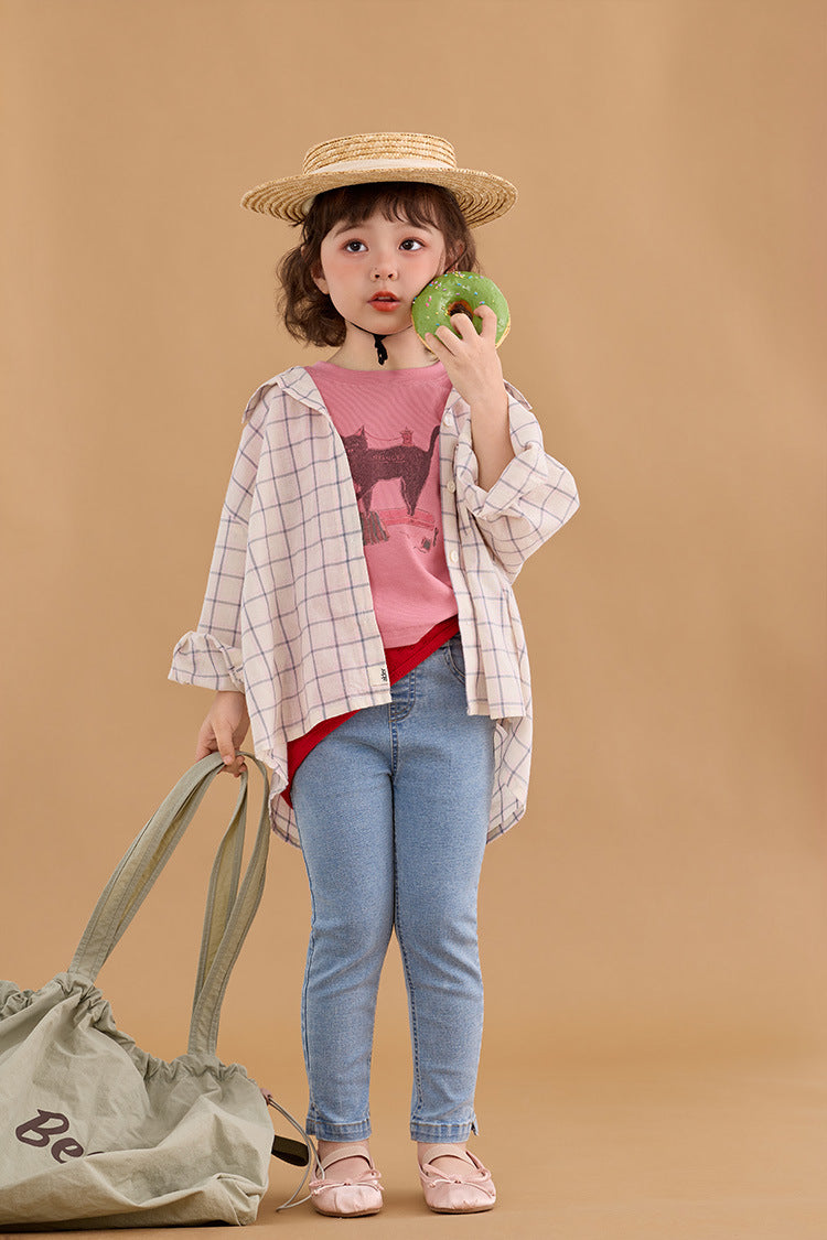 Vacation Style Long Sleeved Shirt ルーズ ナチュラル 長袖シャツ【mh0012378】 HEY BOOBII