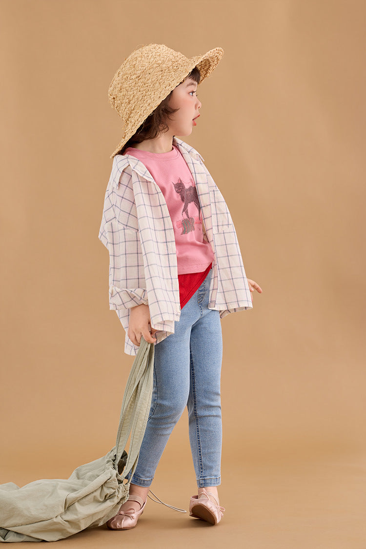 Vacation Style Long Sleeved Shirt ルーズ ナチュラル 長袖シャツ【mh0012378】 HEY BOOBII