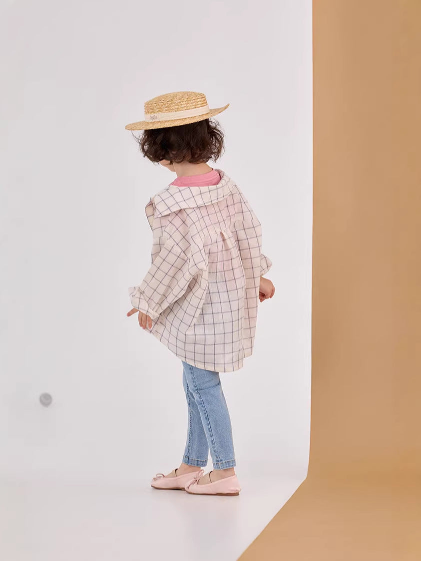 Vacation Style Long Sleeved Shirt ルーズ ナチュラル 長袖シャツ【mh0012378】 mamahalo shop