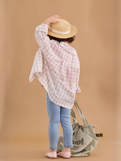Vacation Style Long Sleeved Shirt ルーズ ナチュラル 長袖シャツ【mh0012378】 mamahalo shop