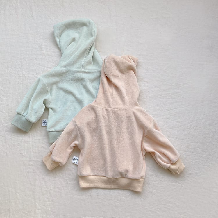 Velvet Hooded Top & Skirt Set ベルベット フーディトップス＆スカート セット【mh0012689】 BBAMMA 長袖セットアップ