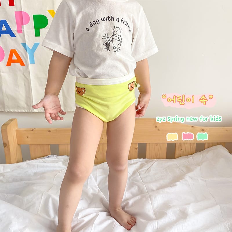 Vibrant Emoji Characters Comfort Briefs アニマル ショーツ 3枚セット【mh0013559】 mamahalo accessories 幼児用下着
