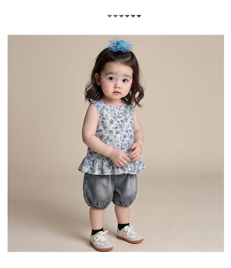 Vintage Balloon Denim ウォッシュ バルーンショートパンツ【mh0012849】 ABNN ハーフパンツ・ショートパンツ