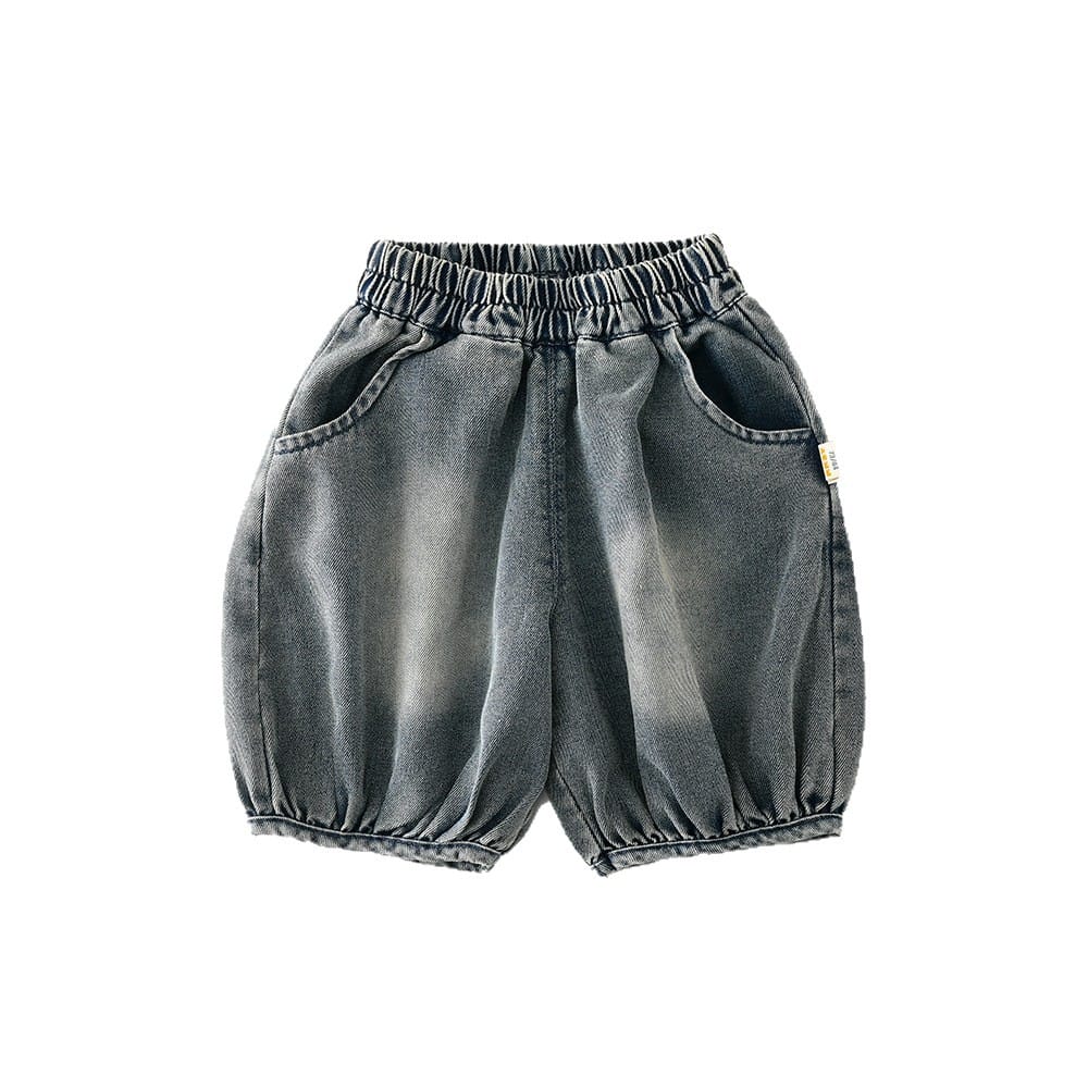 Vintage Balloon Denim ウォッシュ バルーンショートパンツ【mh0012849】 ABNN ハーフパンツ・ショートパンツ