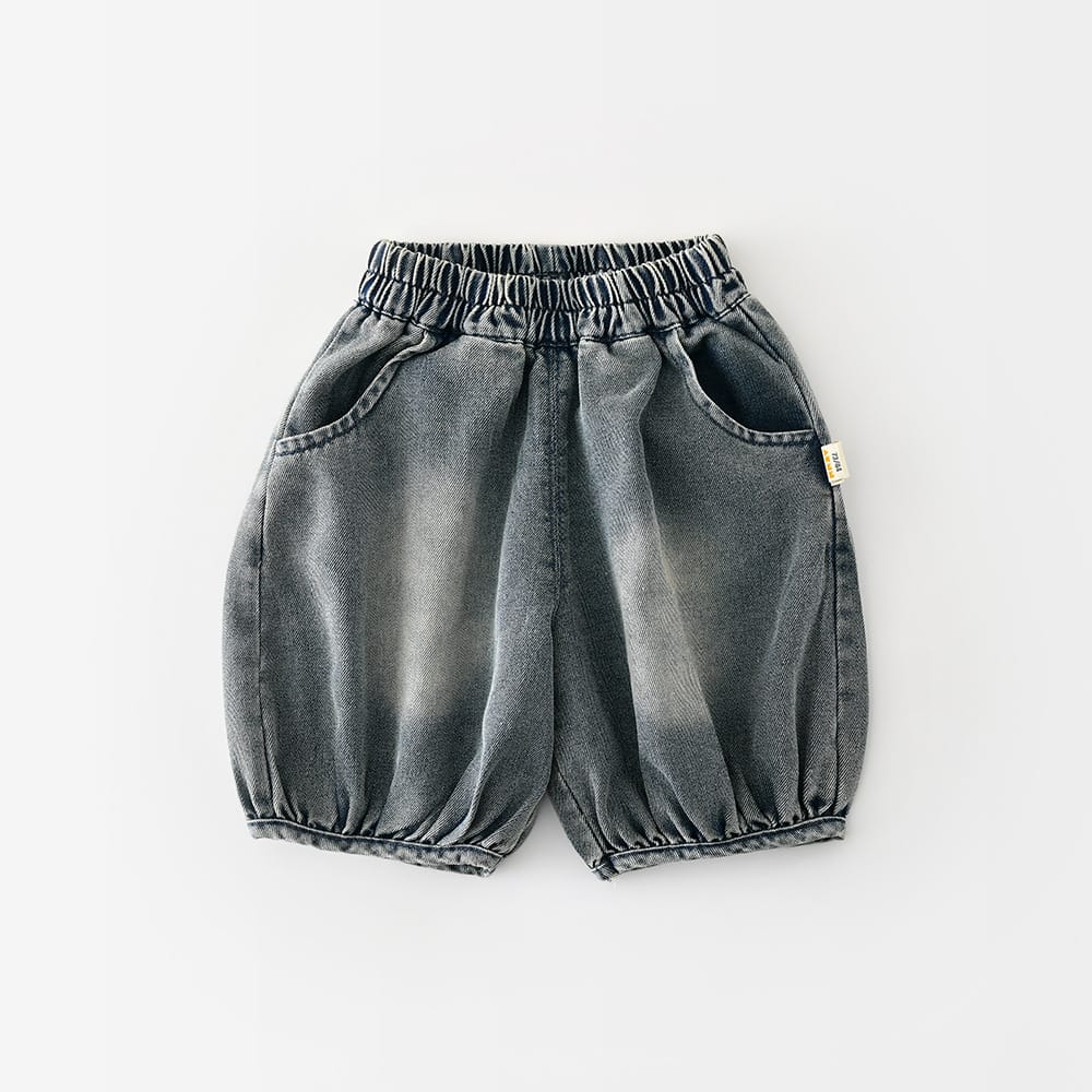 Vintage Balloon Denim ウォッシュ バルーンショートパンツ【mh0012849】 Denim Blue / 73cm ABNN ハーフパンツ・ショートパンツ