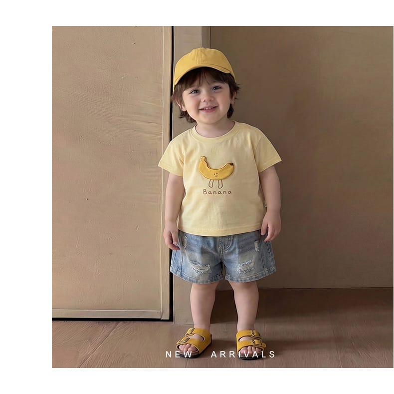 Vintage Distressed Denim Shorts ダメージ デニム ショートパンツ【mh0012853】 ABNN ハーフパンツ・ショートパンツ
