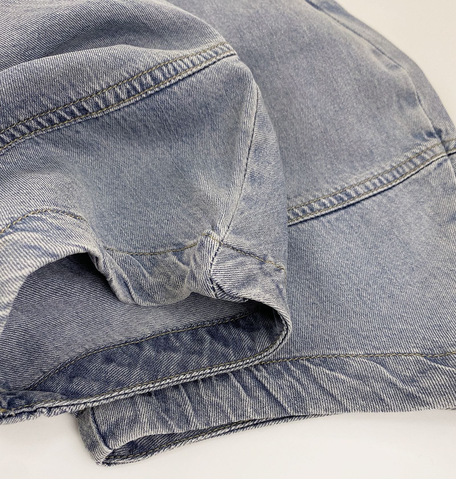 Vintage Wash Cocoon Denim Pants コクーン デニムハーフパンツ【mh0013482】 Gikv king デニムパンツ