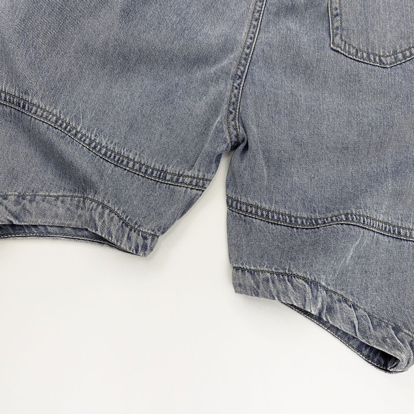 Vintage Wash Cocoon Denim Pants コクーン デニムハーフパンツ【mh0013482】 Gikv king デニムパンツ