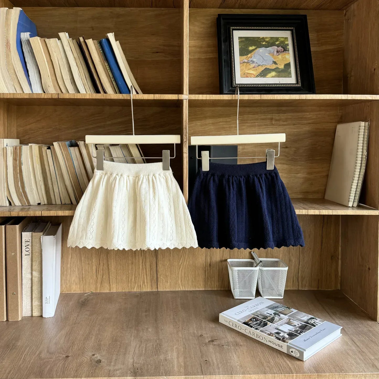 スカート キッズスカート レースニットAラインスカート【mh-0008932】