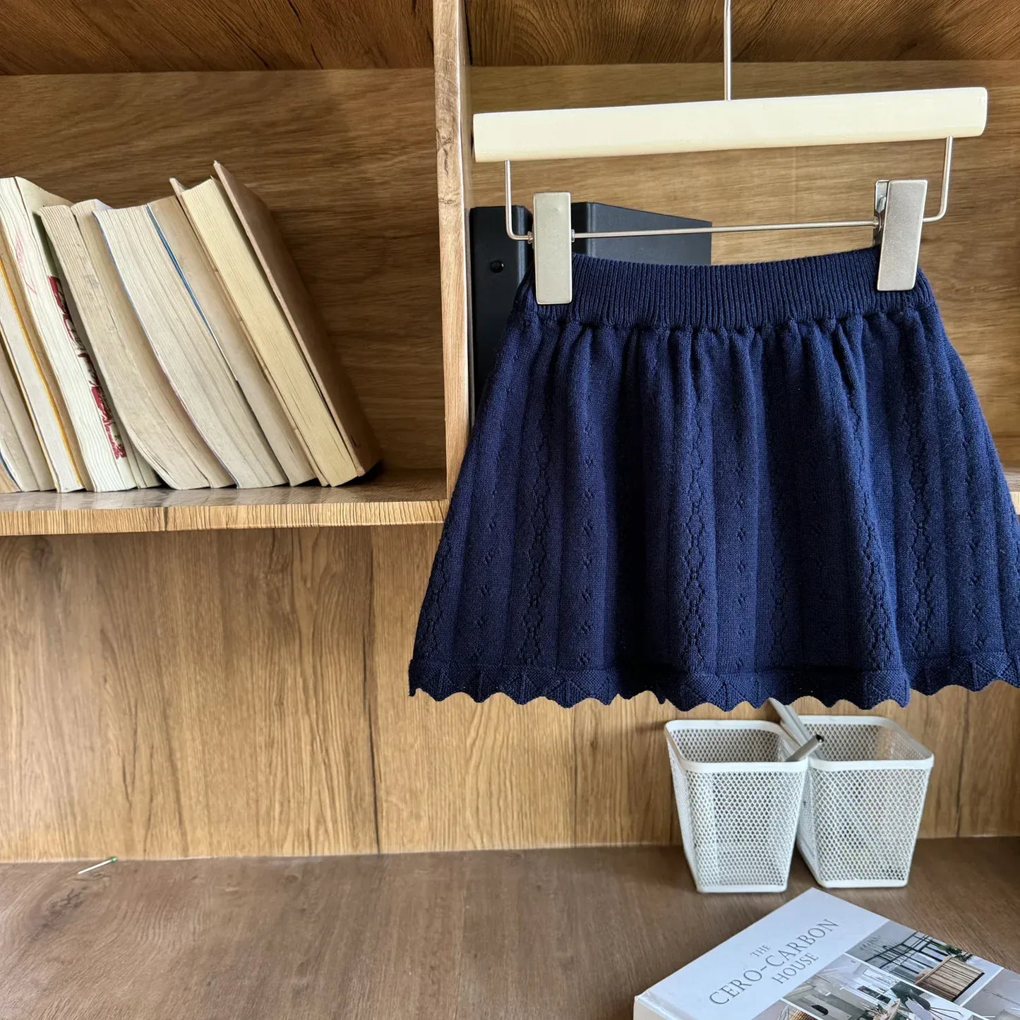 スカート キッズスカート レースニットAラインスカート【mh-0008932】