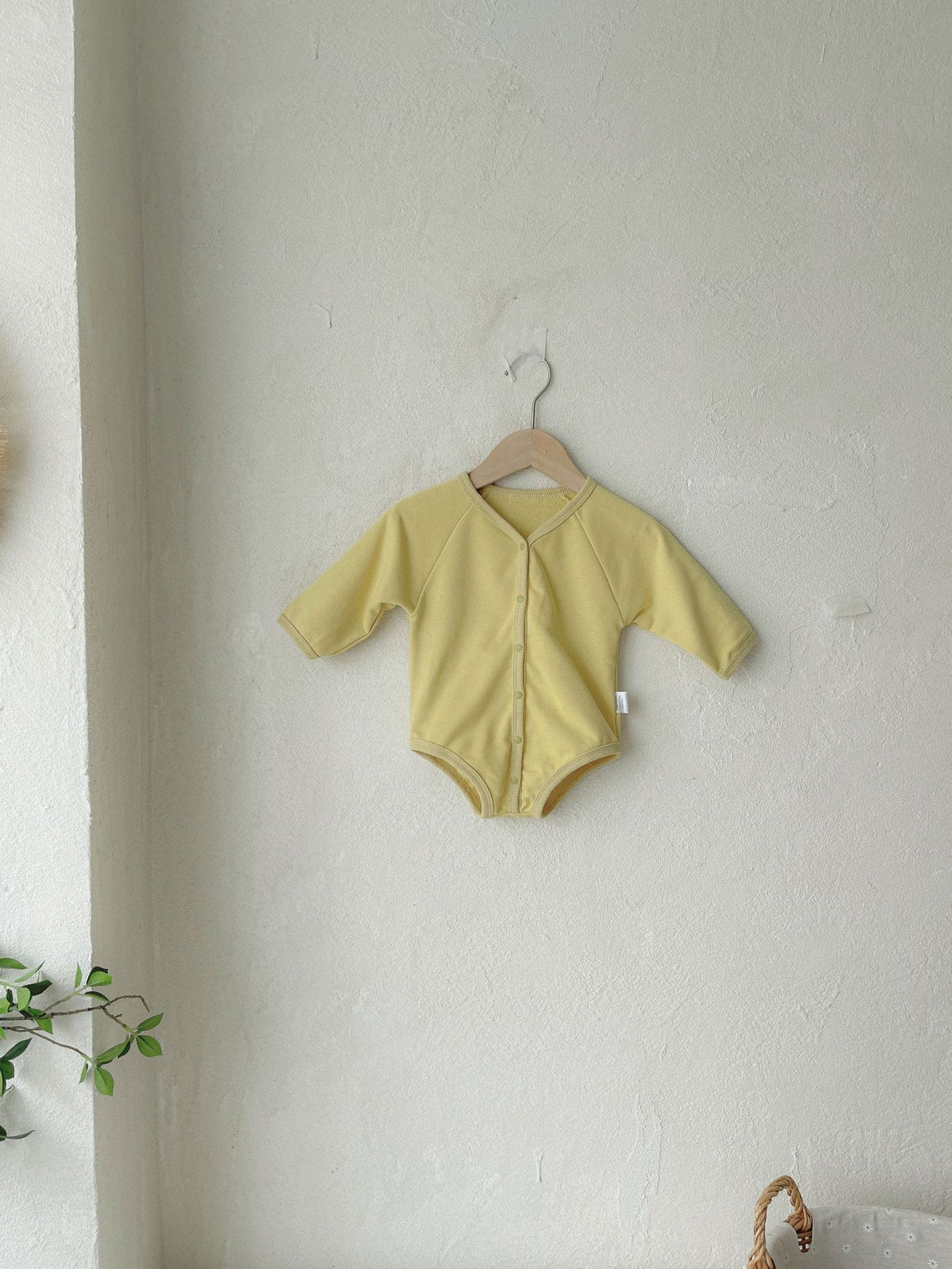 Waffle Knit Romper with Bonnet ワッフル 長袖 ロンパース ボンネット【mh0012676】 BBAMMA 長袖ロンパース