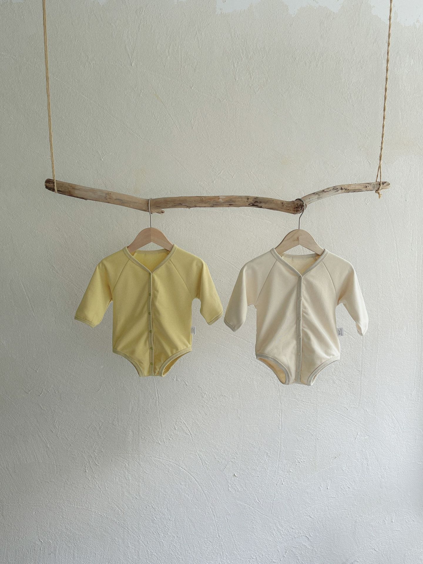 Waffle Knit Romper with Bonnet ワッフル 長袖 ロンパース ボンネット【mh0012676】 BBAMMA 長袖ロンパース