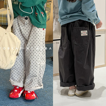 Washed Cotton Harem Pants ウォッシュドコットン テーパード パンツ【mh0012440】 ADbaby ロングパンツ・スウェットパンツ