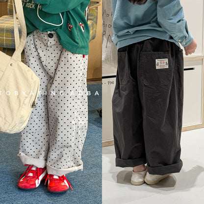 Washed Cotton Harem Pants ウォッシュドコットン テーパード パンツ【mh0012440】 ADbaby ロングパンツ・スウェットパンツ