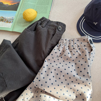 Washed Cotton Harem Pants ウォッシュドコットン テーパード パンツ【mh0012440】 ADbaby ロングパンツ・スウェットパンツ