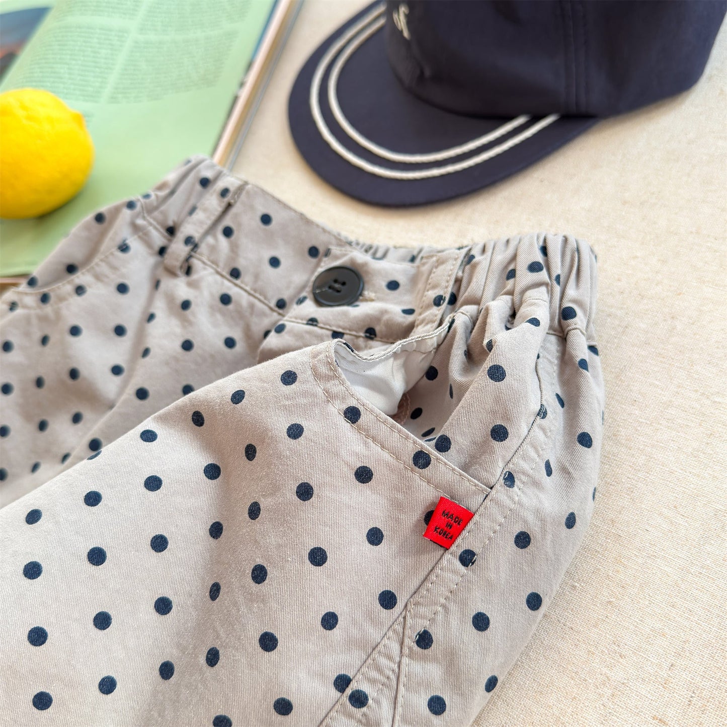 Washed Cotton Harem Pants ウォッシュドコットン テーパード パンツ【mh0012440】 ADbaby ロングパンツ・スウェットパンツ
