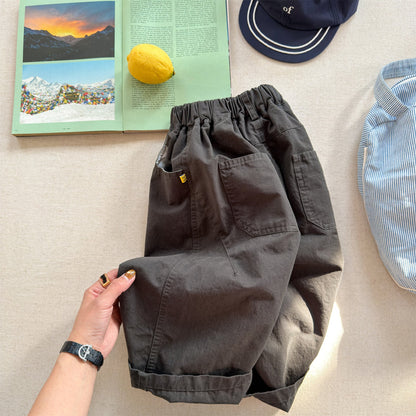 Washed Cotton Harem Pants ウォッシュドコットン テーパード パンツ【mh0012440】 ADbaby ロングパンツ・スウェットパンツ