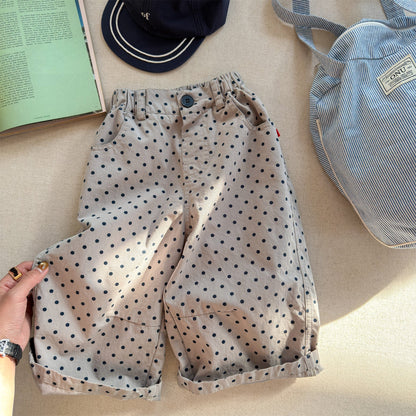 Washed Cotton Harem Pants ウォッシュドコットン テーパード パンツ【mh0012440】 Light Gray / 80cm ADbaby ロングパンツ・スウェットパンツ