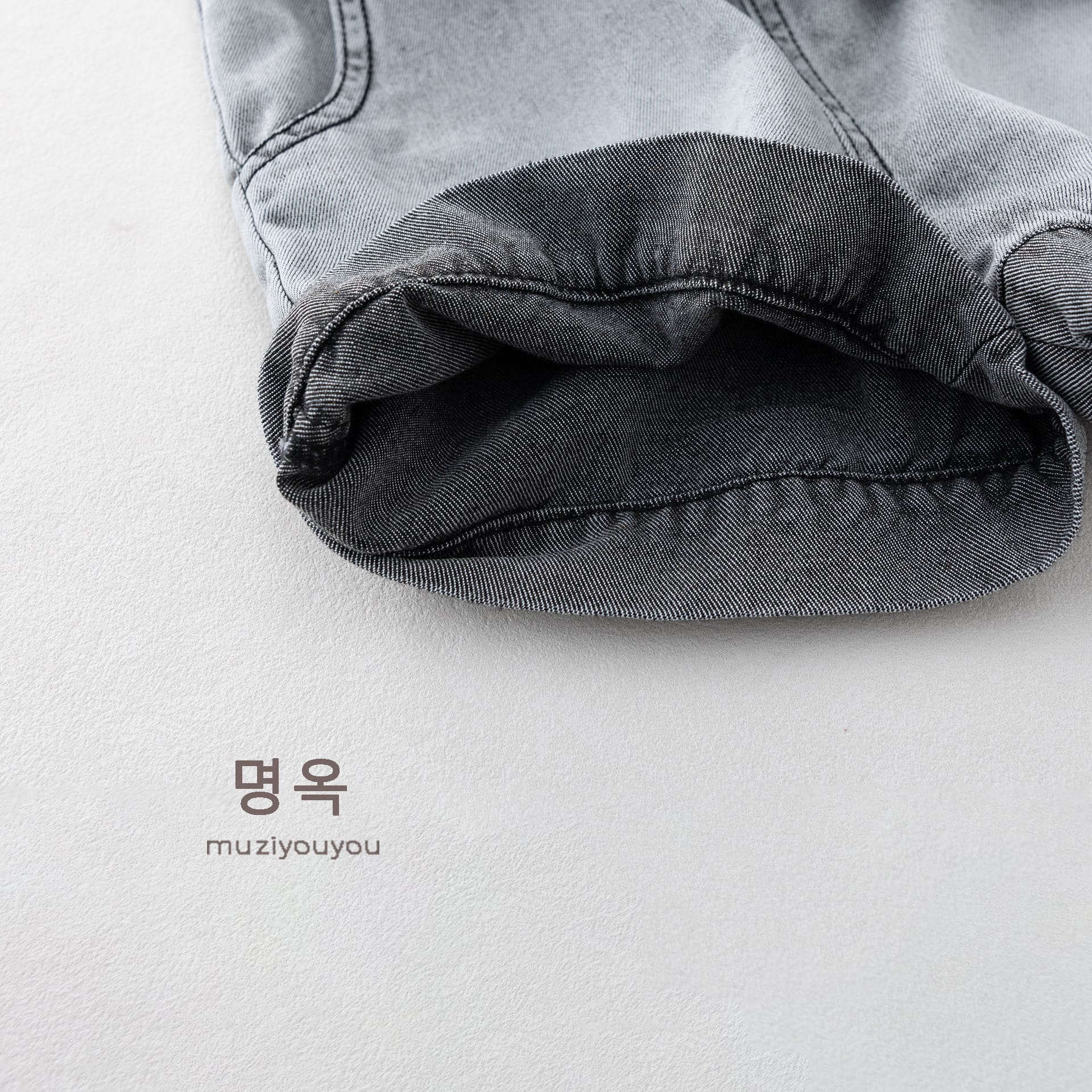 Washed Denim Overalls サスペンダー デニムハーフパンツ【mh0013152】 명옥 muziyouyou オーバーオール