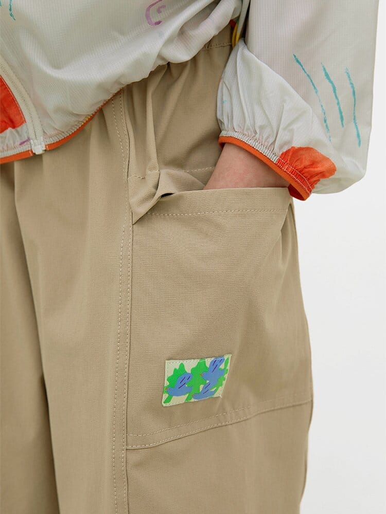 Water-repellent Cropped Pants ワーク クロップドパンツ【mh0013105】 RICE & SKY ロングパンツ・スウェットパンツ