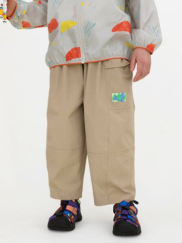 Water-repellent Cropped Pants ワーク クロップドパンツ【mh0013105】 RICE & SKY ロングパンツ・スウェットパンツ