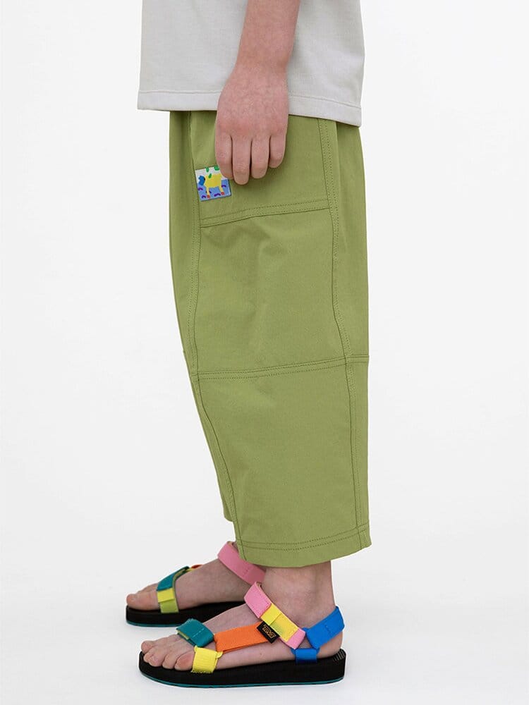 Water-repellent Cropped Pants ワーク クロップドパンツ【mh0013105】 RICE & SKY ロングパンツ・スウェットパンツ