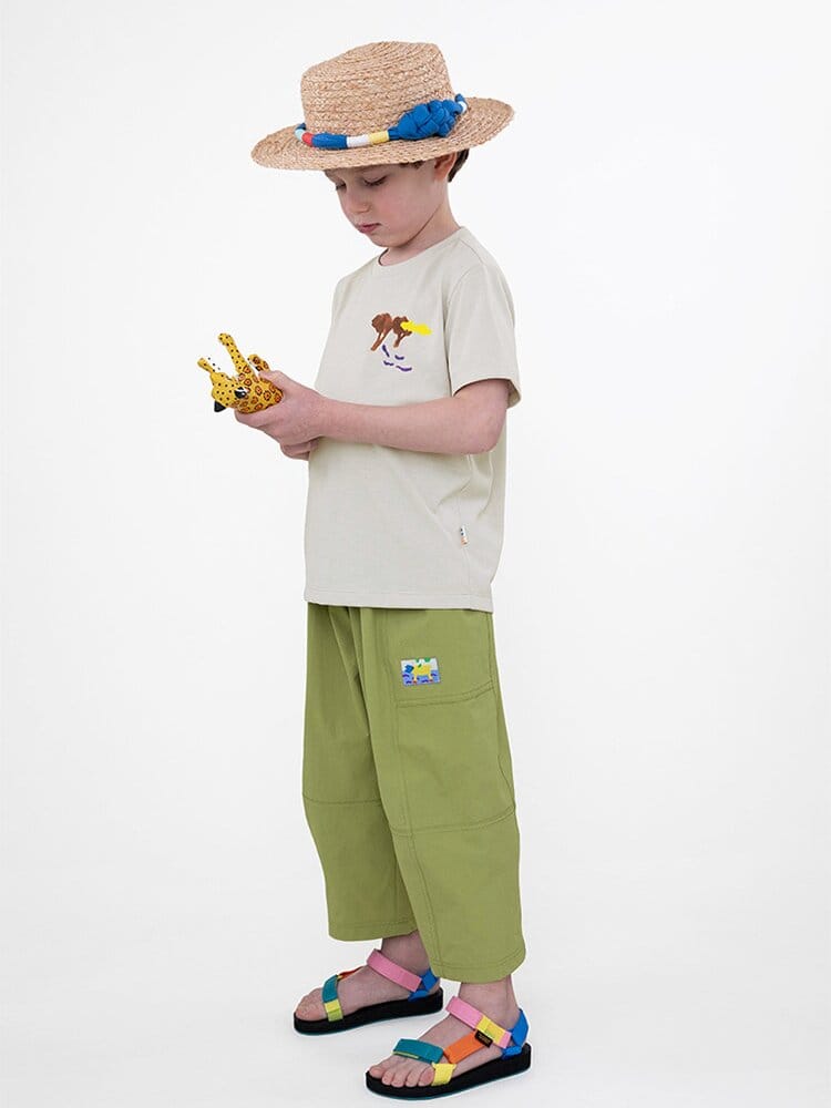 Water-repellent Cropped Pants ワーク クロップドパンツ【mh0013105】 RICE & SKY ロングパンツ・スウェットパンツ