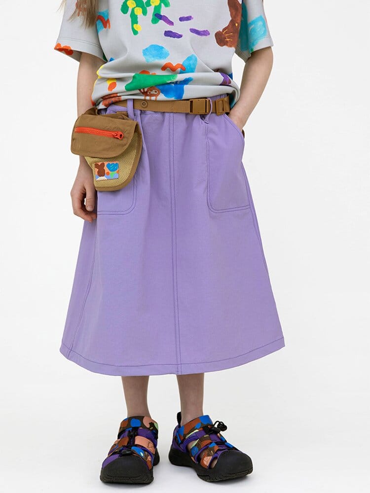 Water-repellent Midi Skirt バルーン ミモレ丈スカート【mh0013104】 RICE & SKY スカート