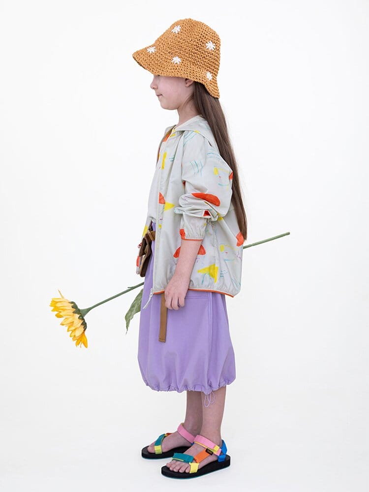 Water-repellent Midi Skirt バルーン ミモレ丈スカート【mh0013104】 RICE & SKY スカート