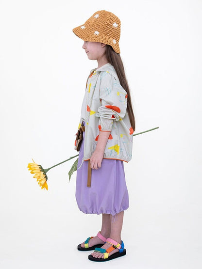 Water-repellent Midi Skirt バルーン ミモレ丈スカート【mh0013104】 RICE & SKY スカート
