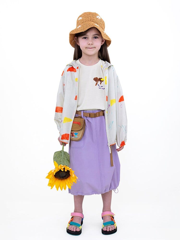 Water-repellent Midi Skirt バルーン ミモレ丈スカート【mh0013104】 RICE & SKY スカート