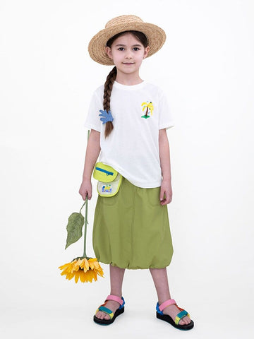 Water-repellent Midi Skirt バルーン ミモレ丈スカート【mh0013104】 RICE & SKY スカート