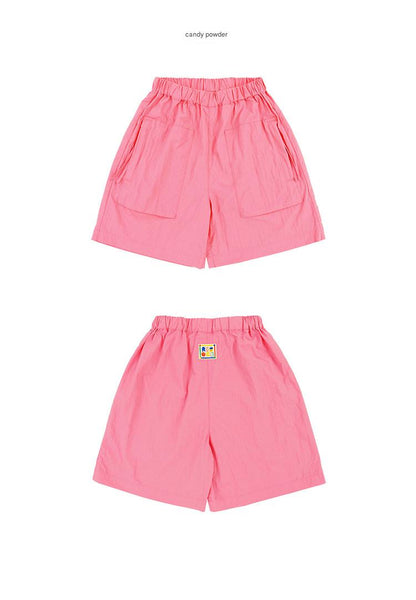 Waterproof Wrinkled Casual Shorts ナイロン ハーフパンツ【mh0013096】 RICE & SKY