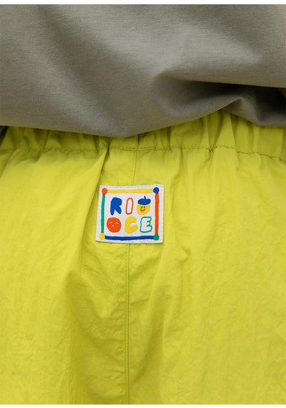 Waterproof Wrinkled Casual Shorts ナイロン ハーフパンツ【mh0013096】 RICE & SKY
