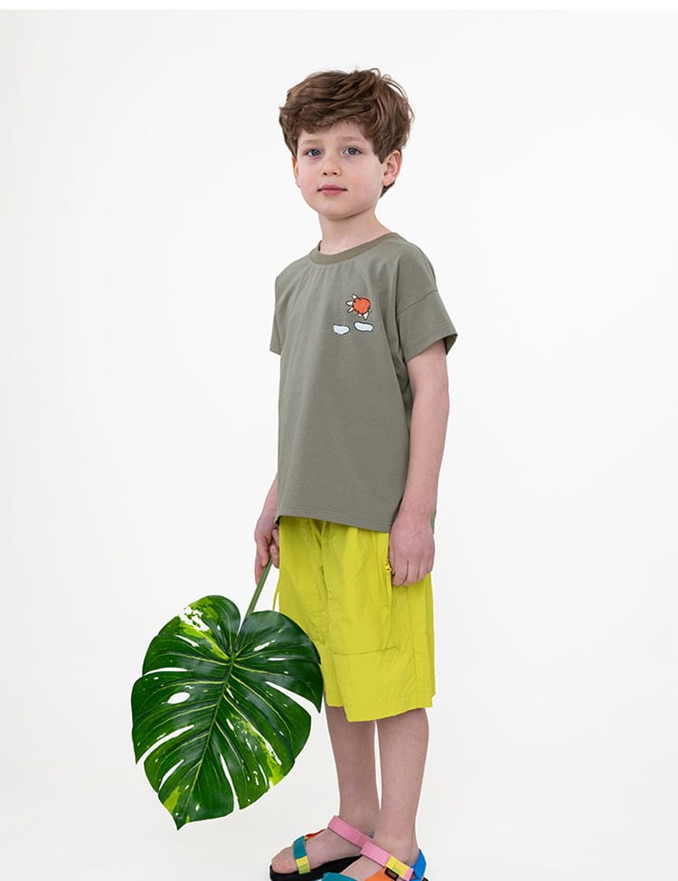Waterproof Wrinkled Casual Shorts ナイロン ハーフパンツ【mh0013096】 RICE & SKY