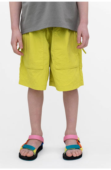 Waterproof Wrinkled Casual Shorts ナイロン ハーフパンツ【mh0013096】 RICE & SKY