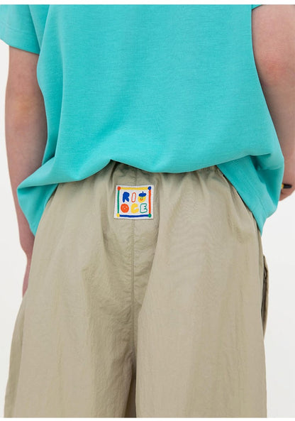 Waterproof Wrinkled Casual Shorts ナイロン ハーフパンツ【mh0013096】 RICE & SKY