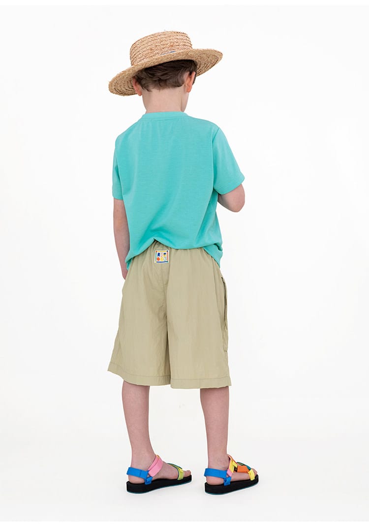 Waterproof Wrinkled Casual Shorts ナイロン ハーフパンツ【mh0013096】 RICE & SKY