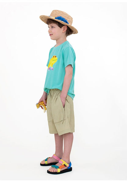 Waterproof Wrinkled Casual Shorts ナイロン ハーフパンツ【mh0013096】 RICE & SKY